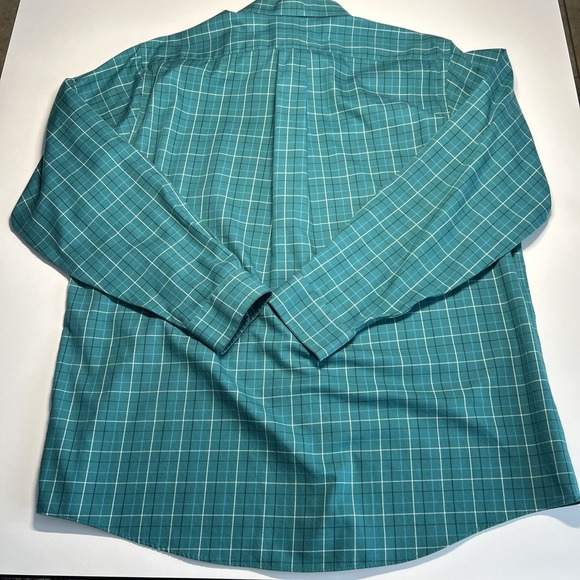 LL Bean Mens L Wrinkle-Free Traditional Fit Plaid Button-Down Shirt 100% Cotton - Picture 8 of 8